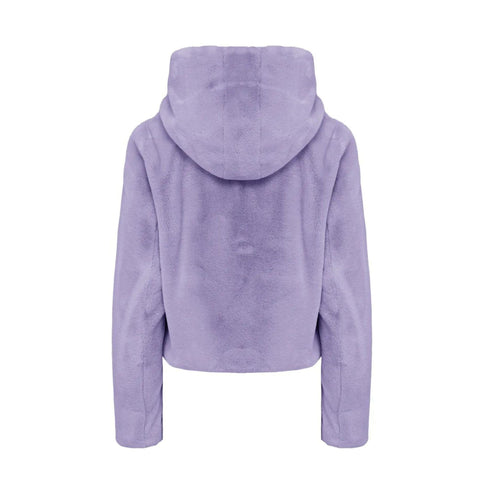 Censured Ecopelliccia Pelliccia Donna eco con zip e cappuccio Lilla A23-CENSUREDJWC043FRC3-70-XS - Francavilla Moda